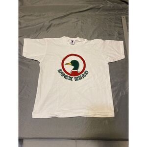Vintage Duck Head Shirt Youth Large White Tee Like New